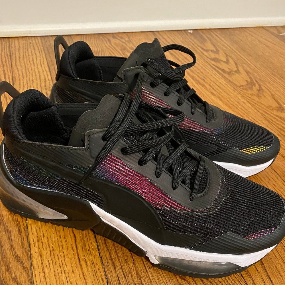Womens Puma LQDCELL Optic Sneakers Black - Size 9